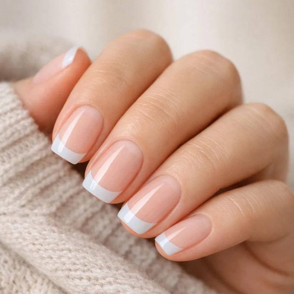 French White Gel Nagelstrips Kit