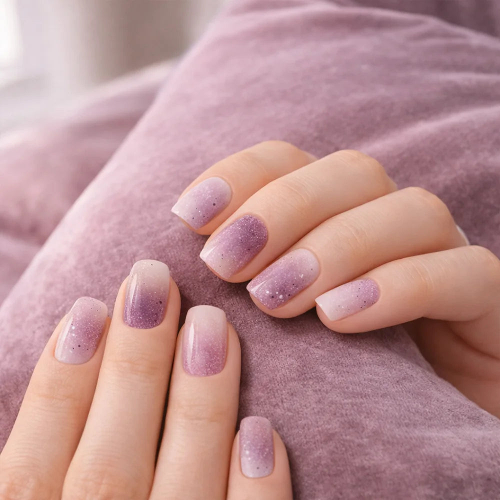 Soft Lila Gel Nagelstrips Kit