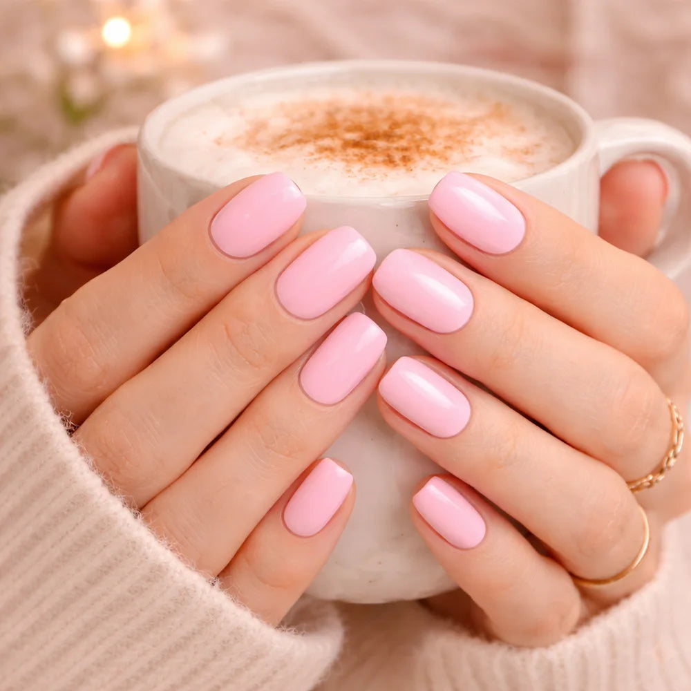 Silk Pink Gel Nagelstrips Kit