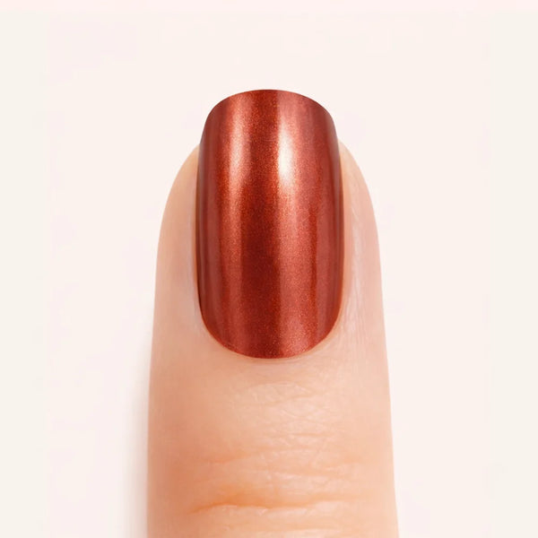 Metallic Nude Roze Gel Nagelstrips Kit