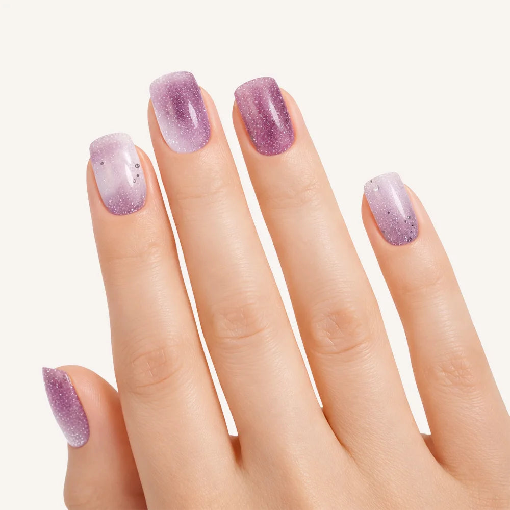 Soft Lila Gel Nagelstrips Kit