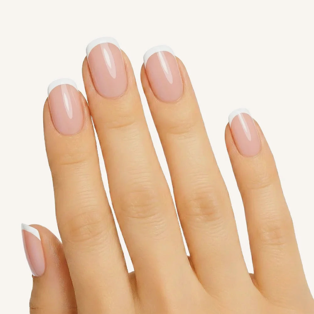 French White Gel Nagelstrips Kit